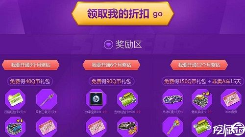 qq飞车活动领取紫钻_qq飞车免费领取紫钻_qq飞车紫钻礼包免费领取