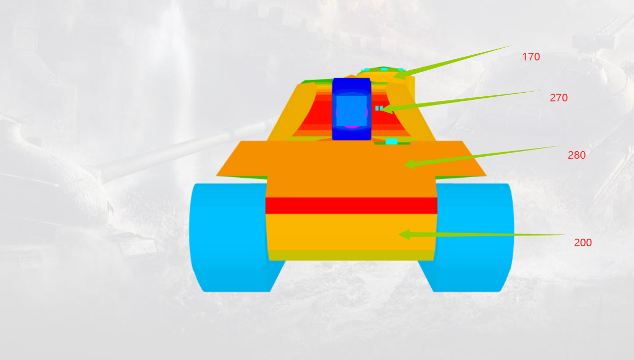 坦克世界弱点涂装_坦克世界坦克弱点插件_坦克世界914弱点涂装插件